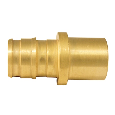 PEX-A 1/2 In. Expansion PEX In To X 1/2 In. D Sweat Brass Male Adapter